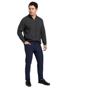 Ash‎ & Erie Canvas Chino Pants Navy Mens 35X29 Casual Outdoor